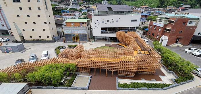 최우수상을 수상한 ‘우드 정글짐’ 전경